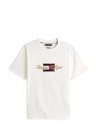 Icon Gold Tee White Tommy Hilfiger