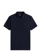 Performance Pique Zip Polo Navy Tommy Hilfiger