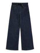Awmaddie Hr Belt Wide Jeans Ra392 Navy Vero Moda