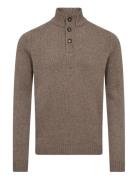 Bs Alrek Regular Fit Knitwear Brown Bruun & Stengade
