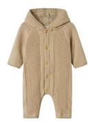 Nbnolly Ls Knit Wholesuit Beige Name It