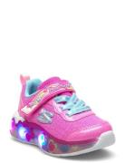 Girls Eternal Heart Lights Ton Of Love Pink Skechers