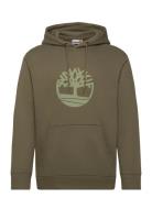 Tree Logo Hoodie Khaki Timberland