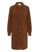 Crkanna Dress Brown Cream