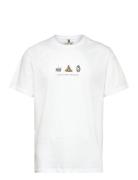 Nordic Summer T-Shirt White Fat Moose