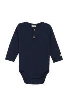 Body Ls Rib Navy Fixoni