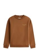 Mini Corp C-Neck Sweatshirt Brown Tommy Hilfiger