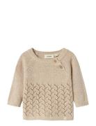 Nbfolga Ls Knit Lil Beige Lil'Atelier