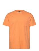 Kolding Organic Tee S/S Orange Clean Cut Copenhagen