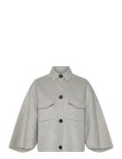Dante6-Blinx Double Face Wool Cape Jacket Grey Dante6