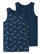 Nkmtank Top 2P Titan Skater Noos Navy Name It