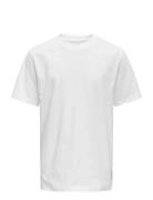 Osjmax Life Ss Stitch Tee Jrs Noos White ONLY & SONS