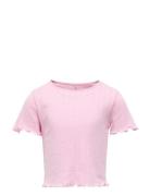 Kogcarlotta Life S/S Top Jrs Noos Pink Kids Only