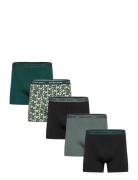 Cotton Stretch Boxer 5P Patterned Björn Borg