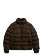 Sports Puffer Jacket Brown Superdry