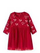 Nbfri Ls Dress Red Name It
