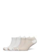 Sock Ankle 4 P Soft Blocking Beige Lindex