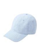 Cap Roundpeak Linen Blue Lindex