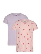 T Shirt Ss 2 Pack Pink Lindex