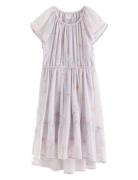 Dress Chiffon Hi Low Aop Purple Lindex