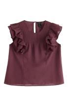 Blouse Carrie Burgundy Lindex