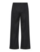 Cotton Pleated Half Elastic Pant Black Calvin Klein