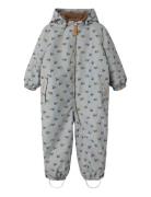 Nmmlasnow10 Snowsuit Aop Fo Lil Grey Lil'Atelier