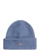 Rib Knitted Beanie Hat Blue Superdry