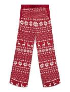 Vmchris Hw Straight Pants Jrs Xmas Girl Red Vero Moda Girl