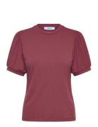 Johanna T-Shirt Burgundy Minus