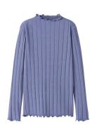 Nkfnoline Ls Slim Top Noos Blue Name It