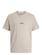 Jjesoho Tee Ss Crew Neck Noos Jnr Beige Jack & J S