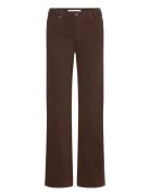 Srema Willa Midwaist Wide Jeans Brown Soft Rebels