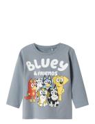 Nmmalex Bluey Ls Nreg Top Noos Sky Grey Name It