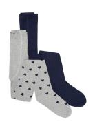 Stockings 2-Pack Patterned Creamie