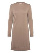 Fine Merino Knitted Dress Beige GANT