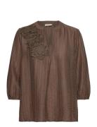 Fqmolla-Blouse Brown FREE/QUENT