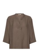 Fqlaguna-Blouse Brown FREE/QUENT