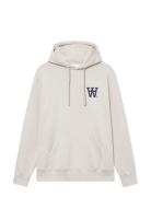 Wwcass Aa Chest Print Hoodie White WOOD WOOD