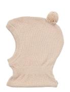 Knitted Balaclava Pomi Beige Wheat