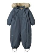 Snowsuit Nickie Navy Wheat