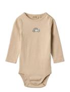 Body L/S Leo Beige Wheat