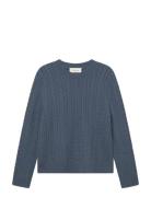 Wwsteve Crew Neck 25223 Blue WOOD WOOD
