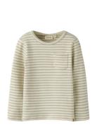 Nmmthoro Jen Ls Slim Top Lil Cream Lil'Atelier