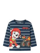 Nmmsofus Paw Ls Nreg Top Box Cplg Navy Name It