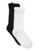 Socks 2-Pack Black Creamie