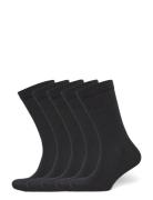 5Pack Cotton Tennis Sock Black Lindbergh