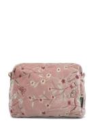 Garden Velvet Medium Cosmetic Pink Pipol's Bazaar