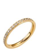 Celine Crystal Ring Gold By Jolima