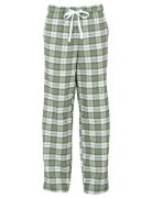 Check Flannel Night Pants Green Missya